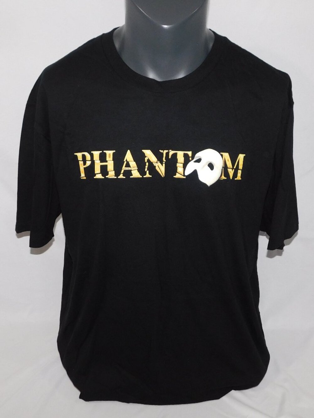 Phantom of the Opera Musical Graphic Black T Shirt Mens XL